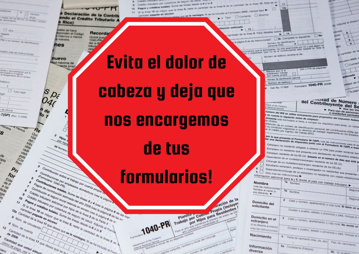 AYUDA CON FORMULARIOS IRS EN ESPANOL - AYUDA CON FORMULARIOS IRS MAS COMUNES