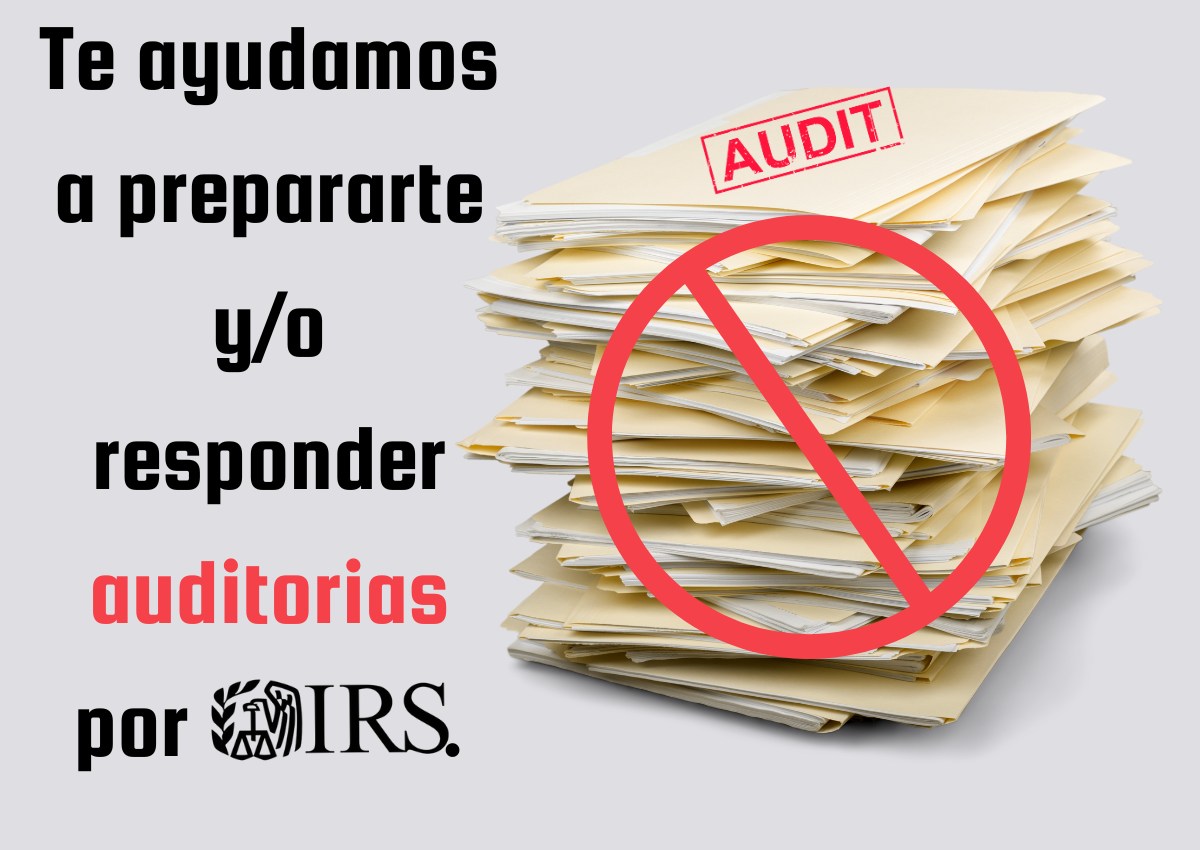 RESPONDER AUDITORIAS IRS TAXEZ EN ESPANOL CERCA DE TI - REPRESENTACIÓN ANTE EL IRS